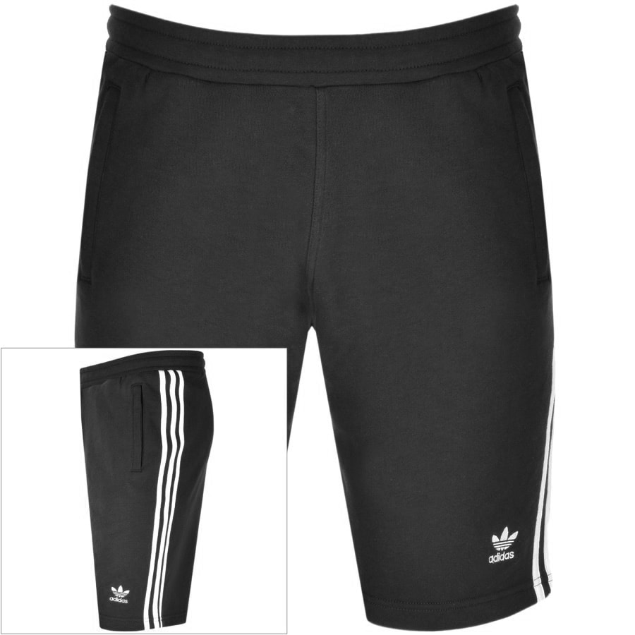 Alternative Image for ProductAdidas Originals Three Stripe Shorts Black1